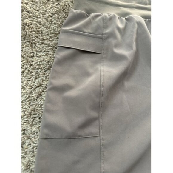 CALIA Women's Truelight Cargo Bermuda Short Elastic Wasit Pockets Gray Small - Picture 8 of 16
